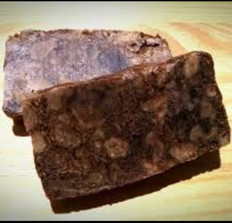 Raw African BLACK SOAP Bar Organic Unrefined From Ghana